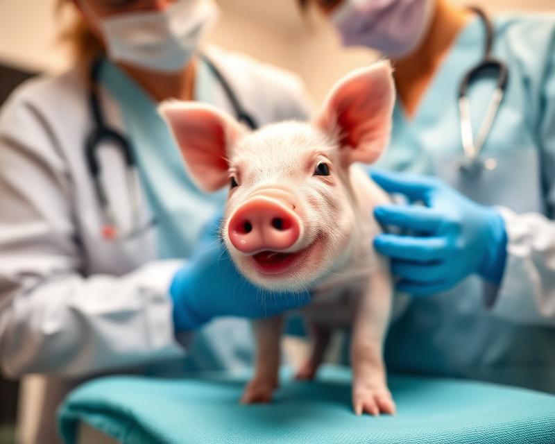 Check-up per il maiale