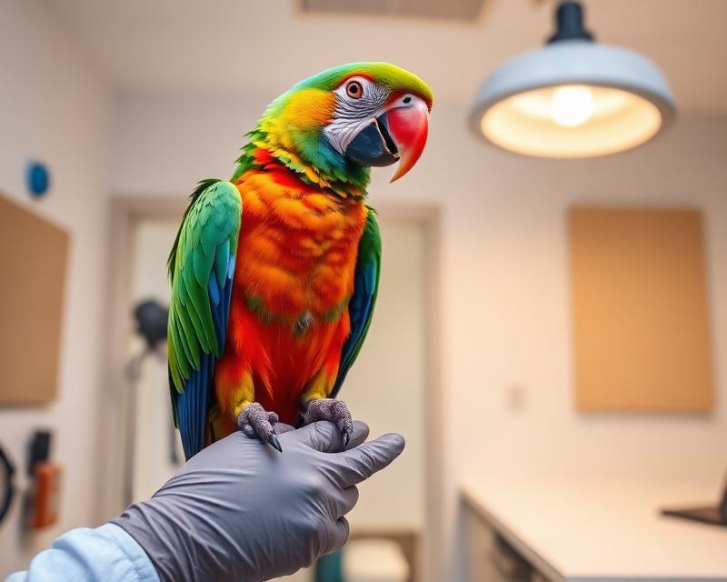 Microchip per il pappagallo
